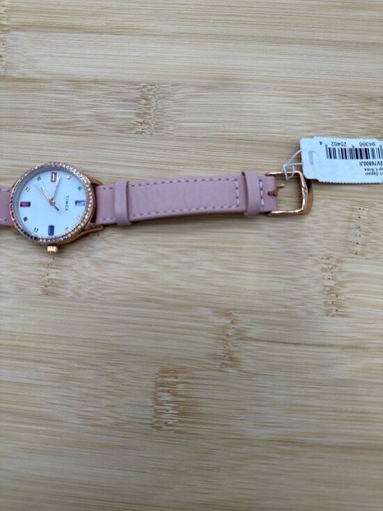 Timex Women Dress TW2V76800JI Rainbow Crystals 32mm Pink Leather Watch main image 4